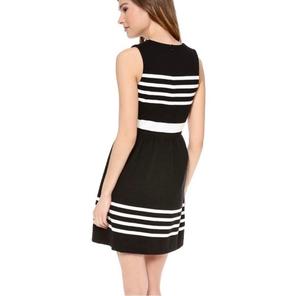MADEWELL BLACK STRIPED MINI DRESS - Picture 7 of 10